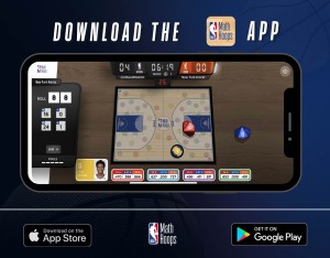 NBA Math Hoops App • Free • Grades 3 to 8