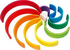 goki evolution – Rainbow building blocks • $75.00 • Ages 2+